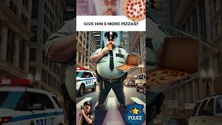 From Pizza Loving Policeman to Powerlifting 🍕🚔💪 Gym Transformation shorts funnyshorts trending [upl. by Arbe]