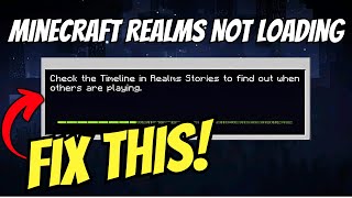 How to Fix Minecraft Realms Not Loading Bedrock [upl. by Jaco]