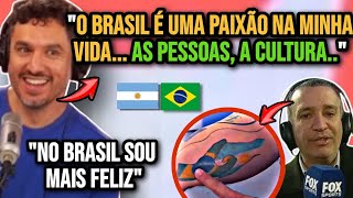 OS JORNALISTAS ESPORTIVOS DA ARGENTINA QUE SÃO APAIXONADOS PELO BRASIL [upl. by Prunella]