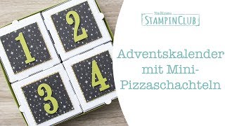 Adventskalender für vier Adventssonntage mit Stampin Up Produkten [upl. by Cadmar]