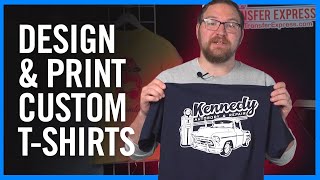 The EASIEST Way To Design amp Print TShirts [upl. by Helbonna240]