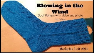 Blowing in the Wind Sock Video Tutorial Part 1 [upl. by Analos]