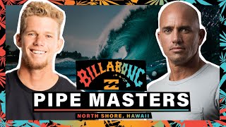 John John Florence VS Kelly Slater Semifinal 2020 PIPE MASTERS FULL HEAT REPLAY [upl. by Engeddi132]