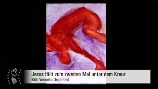 3 Kreuzwegandacht mit Bildern von Veronika Degenfeld Kapelle Regina Pacis Leutkirch [upl. by Nagaer]