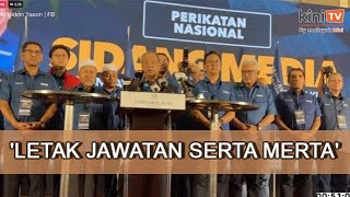 Ini satu tamparan hebat pada Anwar  Muhyiddin gesa letak jawatan PM [upl. by Balfore]