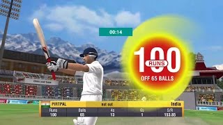 World Cricket Championship 2WCC2 GameplayTest Match Century [upl. by Etnuaed465]