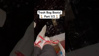 Trash Bag Boots 👢 Part 12 👢 vlog siblings [upl. by Sairacaz]