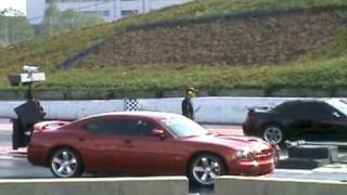 Dodge Charger SRT8 vs Mustang GT Race 1 [upl. by Longerich]