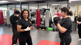 Boxing with Graciela Casillas 61124 [upl. by Alvita]