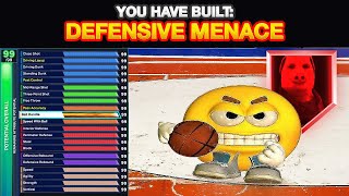 THE ULTIMATE DROPSTEPPING LOCKDOWN BUILD IN NBA 2K25 DEFENSIVE MENACE [upl. by Dric]