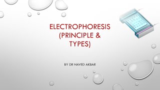 Electrophoresis  Principle and Types of Electrophoresis [upl. by Harpp]