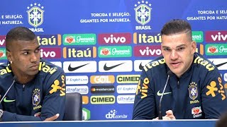 Brazils Ederson Talks About His Rivalry With Alisson [upl. by Laekcim]