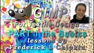 GIMP for Textile Design Part 1  The Basics [upl. by Anyr]