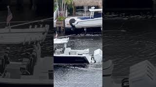 Battling the Elements blackfinboats1168 Center Console Braving the Fort Lauderdale Waters [upl. by Sew972]