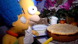 Homers Quarktorte mit Aprikosen und mit Butterstreuseln [upl. by Naara142]