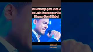 HERMOSO HOMENAJE A JOSÉ JOSÉ POR CARLOS RIVERA Y DAVID BISBAL EN LOS LATIN GRAMMY [upl. by Ennywg]