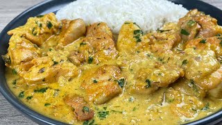 POLLO al CURRY  receta fácil y muy deliciosa [upl. by Zeph142]