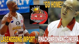 GINEBRA IMPORT TORRAYE BRAGGS  PALAGING LASING NGUNIT BIGLANG NAGBAGO AT NAGCHAMPION [upl. by Aysab]