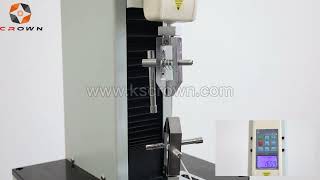 Single Column Tensile Force Tester WLDEL  Suzhou Crown [upl. by Akcirahs]