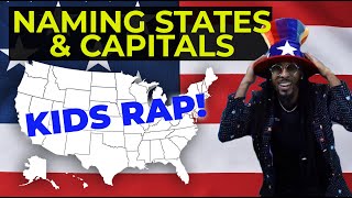 Tour the States Rap Flow  USA States and Capitals Rap Song [upl. by Alika]