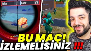 BU MAÇI İZLEMELİSİNİZ  YENİ SEZON KİLL REKORU ONE MAN SQUAD  PUBG Mobile [upl. by Torosian]