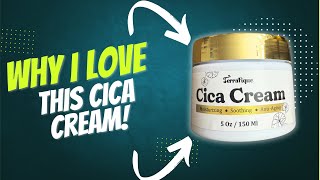 Review of Moisturizing Cica Cream for Face [upl. by Soirtemed784]