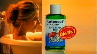 Tetesept Erkältungsbad Werbung 1997 [upl. by Ytissahc286]