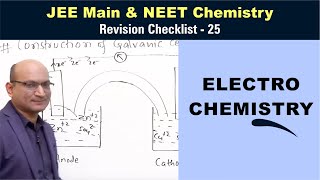 Electrochemistry  Revision Checklist 25 for JEE amp NEET Chemistry [upl. by Atenek]