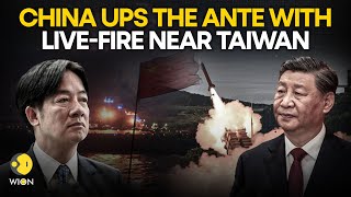 ChinaTaiwan War China Turns Up The Heat On Taiwan With LiveFire Drills  ChinaTaiwan  WION LIVE [upl. by Vanya]