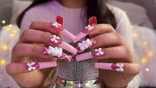 ASMR Long Nails Tapping amp Scratching [upl. by Marston]