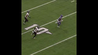 Jordan Addison with a 49yard touchdown catch from Sam Darnold vs Atlanta Falcons [upl. by Luane]