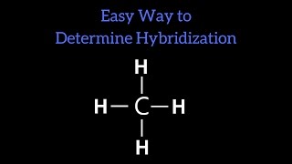 How to determine Hybridization  s sp sp2 and sp3  Organic Chemistry [upl. by Aiouqahs]