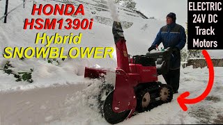 Honda HSM1390i Hybrid Snowblower [upl. by Idonna130]