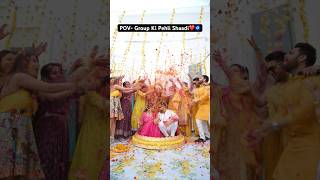 Kurta Faad Haldi🙈😂 rajatbornstar rajatswati haldi wedding love viral funny ytshortsindia [upl. by Syck876]