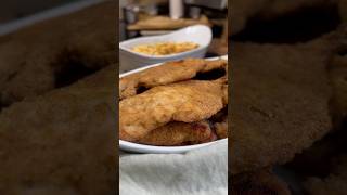 Crispy OvenBaked Chicken Schnitzel rusticcooking schnitzel ovenbaked [upl. by Loveridge899]