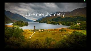 lake morphometry [upl. by Ruff]