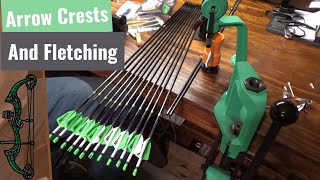 Arrow Wrapping Crests amp Fletching [upl. by Ayokal]