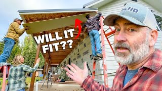 We Messed This Up  Soffit Install on our Porch Ceiling [upl. by Onaivatco]