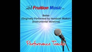 Better Originally Performed by Hezekiah Walker 99bpm Percussion Version SAMPLE [upl. by Hwu426]