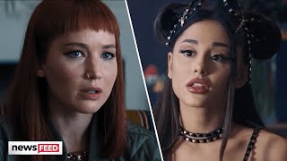 WATCH Ariana Grande amp Jennifer Lawrence In First Don’t Look Up Trailer [upl. by Rodmun]