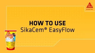 SikaCem® EasyFlow –concrete and mortar strengthening [upl. by Annahael142]