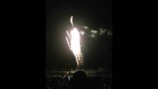 Feuerwerk Seebrücke Zinnowitz Silvester 2018 19 [upl. by Balling]