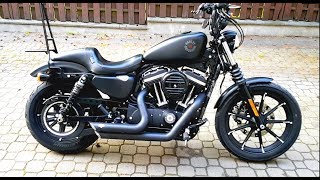 Iron 883 sportster 2019 Vance amp Hines exhaust sound vamph vs stock [upl. by Fidel]