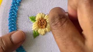 Elegant embroidered flower [upl. by Eldnar]