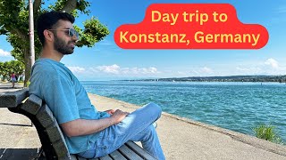 Day trip to Konstanz Germany  Short Trip to Switzerland🇨🇭by walking  Travel with 49€ ticket [upl. by Iraj]