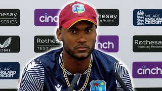 West Indies captain Kraigg Brathwaite on their performance at Lords 🏏 [upl. by Seve]