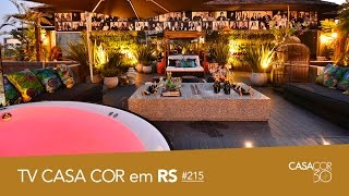 CASA COR RS 2016 Chefs Table cozinhas e jardim no TV CASA COR ao VIVO [upl. by Leanatan651]