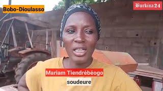 Femme soudeur Mariam Tiendrébéogo vit bien sa passion [upl. by Aramoy]