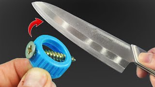 KNIFE Like Razor Sharp  Sharpen Your Knife In 1 Minute With This Tool [upl. by Patty]