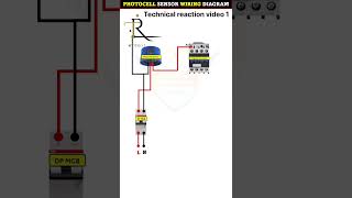 Photocell sensor wiring 👍 electrian electrical homeimprovement automobile electrcian homewirin [upl. by Krispin331]